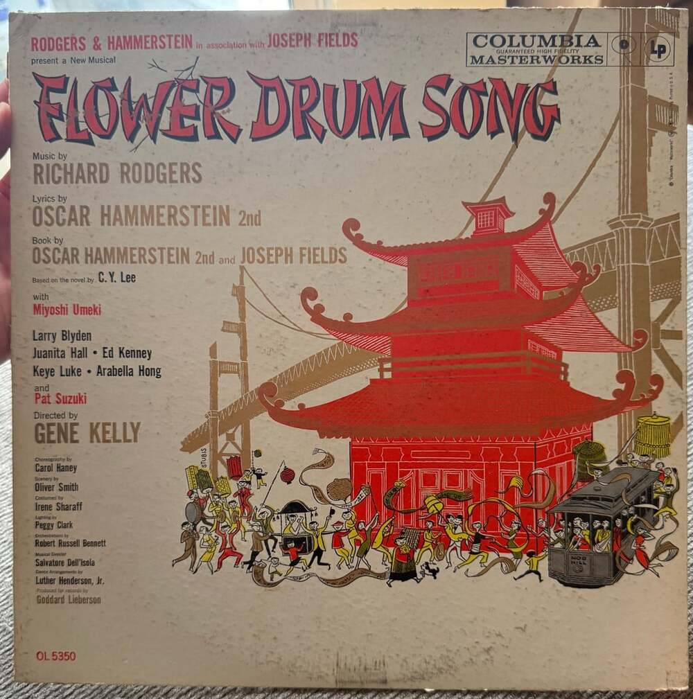 VG+/VG: Flower Drum Song Vinyl LP OL 5350